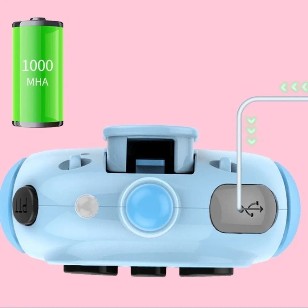 Set di 2 Walkie-Talkie Portatili in Plastica, Radio Ricaricabili, Ricevitore Audio per Bambini, per Uso Interno e Campeggio