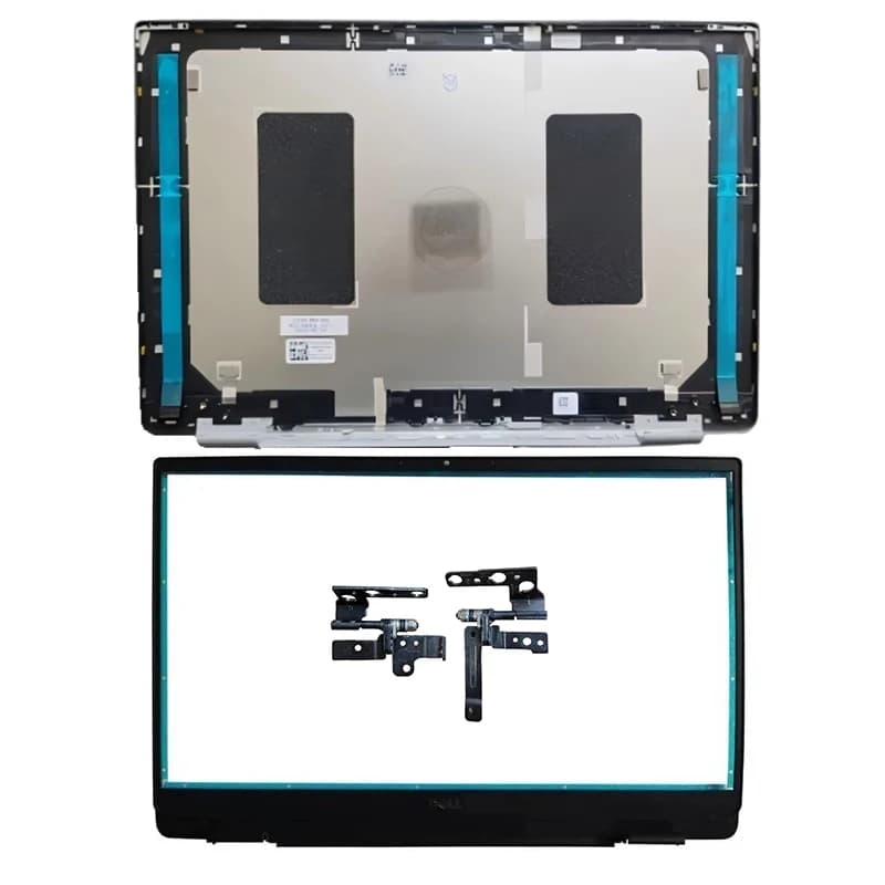 Nuova cover posteriore LCD, cornice anteriore e cerniere per Dell Inspiron 5490 5498 P116G Silver