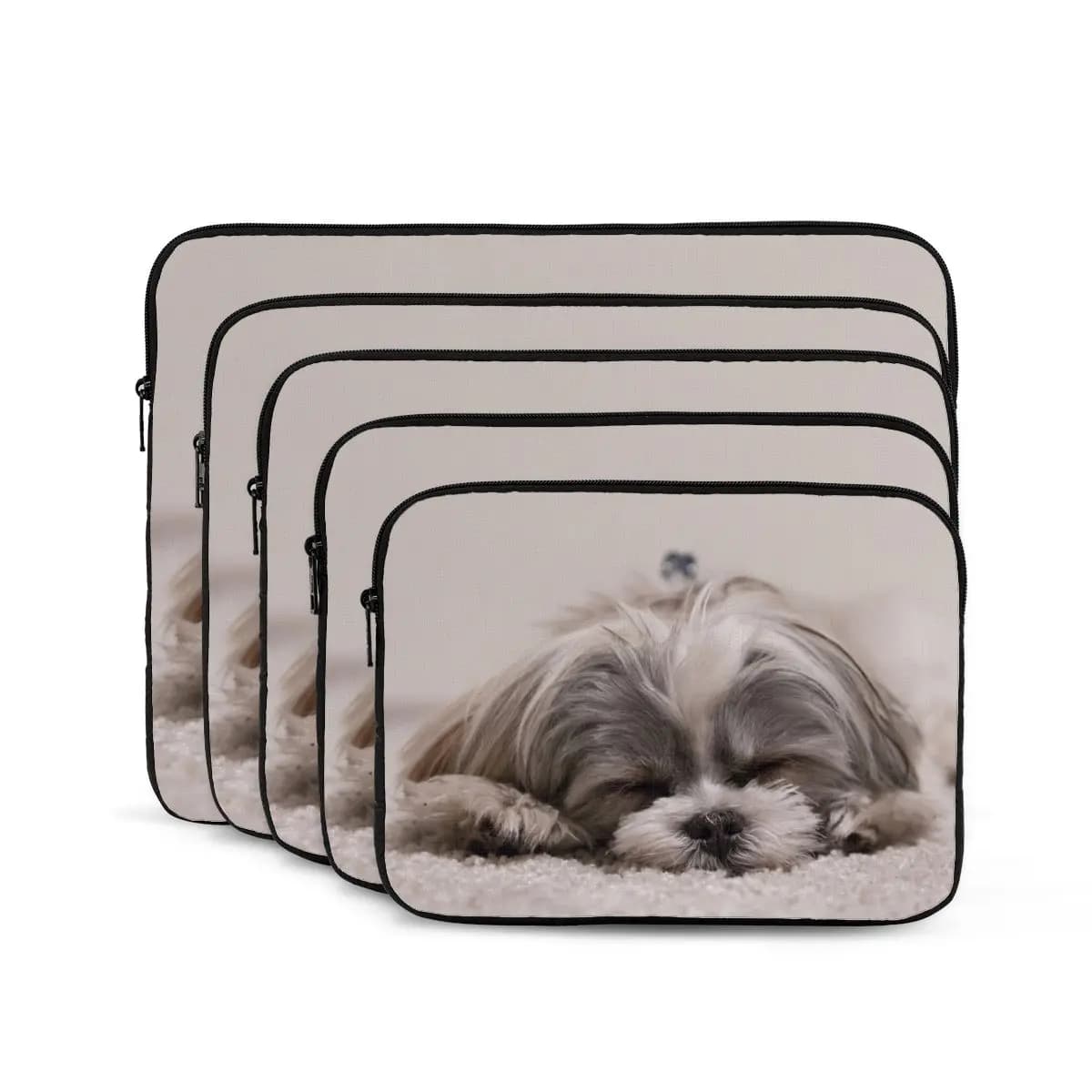 Shih Tzu Sleeping Notebook Laptop bag Case for case 10 12 13 15 17 inch notebook case Shockproof tablet case