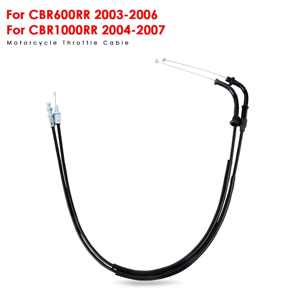 2Pcs cavo acceleratore moto cavo frizione freno nero per Honda CBR1000RR CBR600RR CBR 600 1000 RR 600RR 1000RR 2003-2007 2004