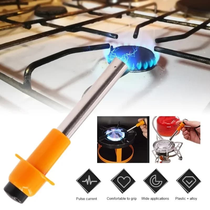 Mini outdoor camping lighter Kitchen cooker Electric lighter Piezoelectric lighter for steel barbecue