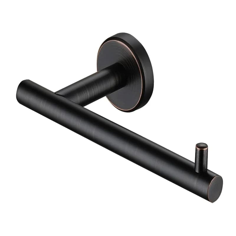 Portarotolo da parete in bronzo lucidato a olio, dispenser per carta igienica in acciaio inossidabile 304, accessori da bagno