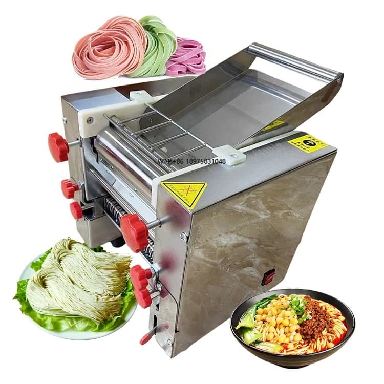 16 kg/h Elettrico Pasta Pasticceria Presse Sfogliatrice Premendo Noodle Freschi Spaghetti Pasta Maker Fare Macchina Noodle