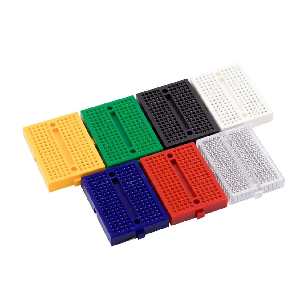 10 PCSSYB-170 Mini welding prototype breadboard kit 170 connecting points 35x47x8.5mm test card for Arduino RC Acc parts