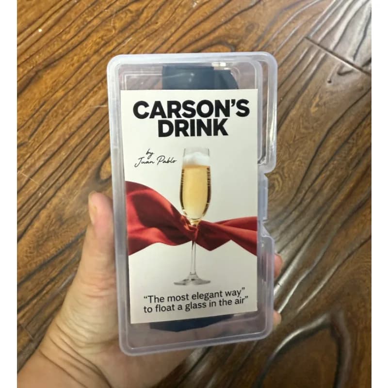 Carson's Drink di Juan Pablo Trucchi magici Effetto galleggiante del vestito invisibile Potenti oggetti di scena magici Primo piano Oggetti di scena Trucco