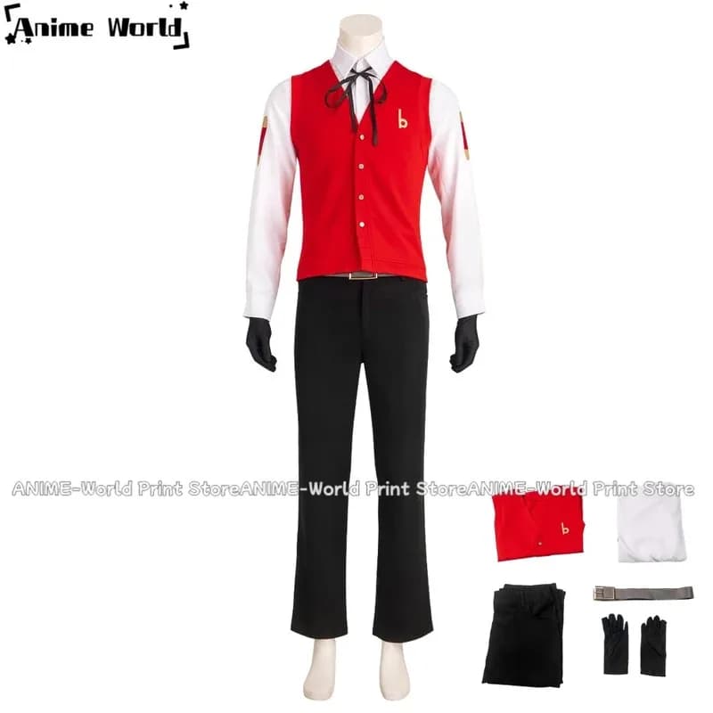 《》Ricarica P3R Akihiko Sanada Costume Cosplay Festa Natale Halloween Realizzato su misura di qualsiasi dimensione;4.f'7;j,3'