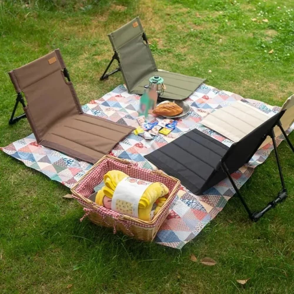 Ultra-Light Folding Chair for Camping Beach and Road Trips - Durable Aluminum Alloy Portable and Comfortable fishing Chair