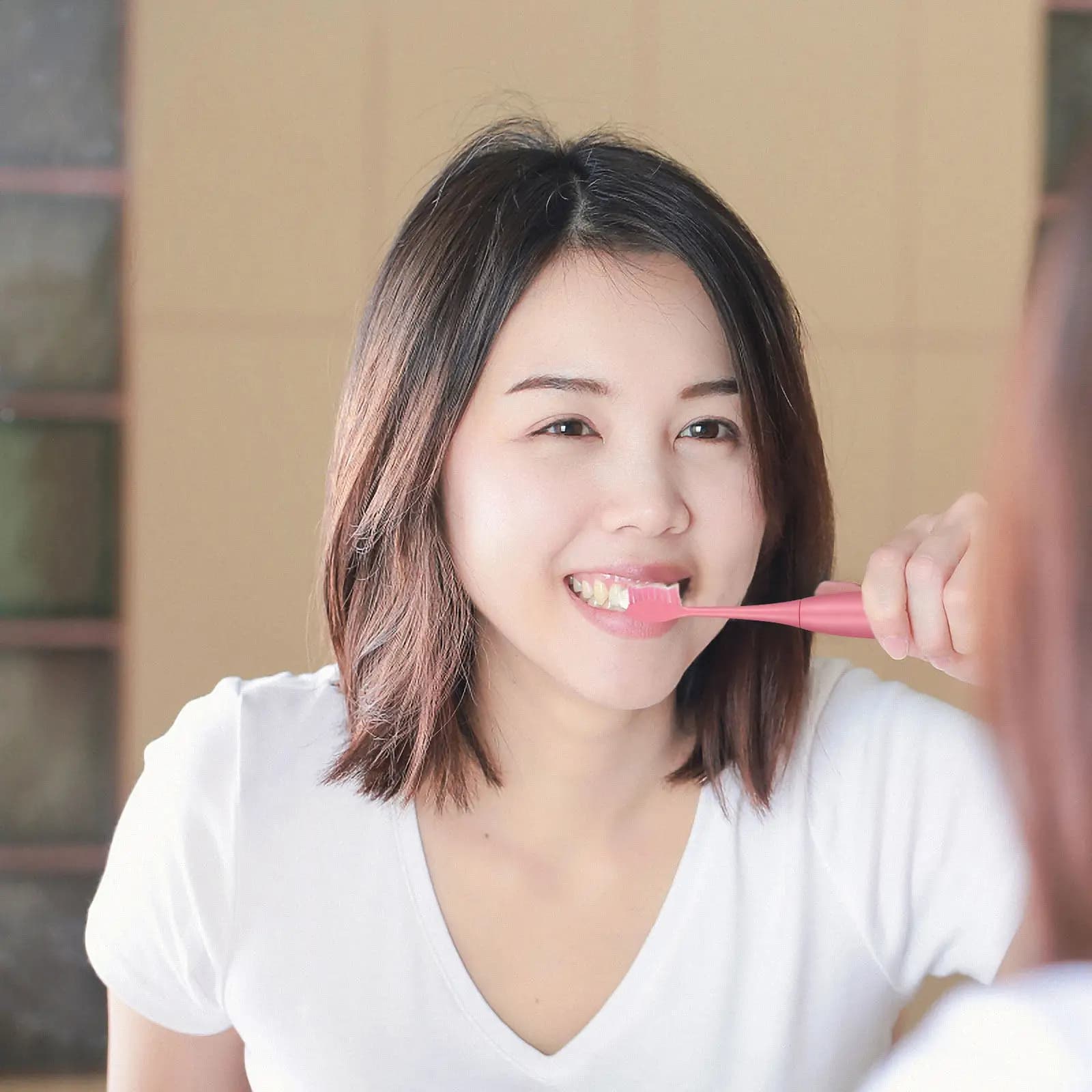1 set of professional electric brushes with sound vibration, tooth cleaning brush, whitening, portable, for home oral care