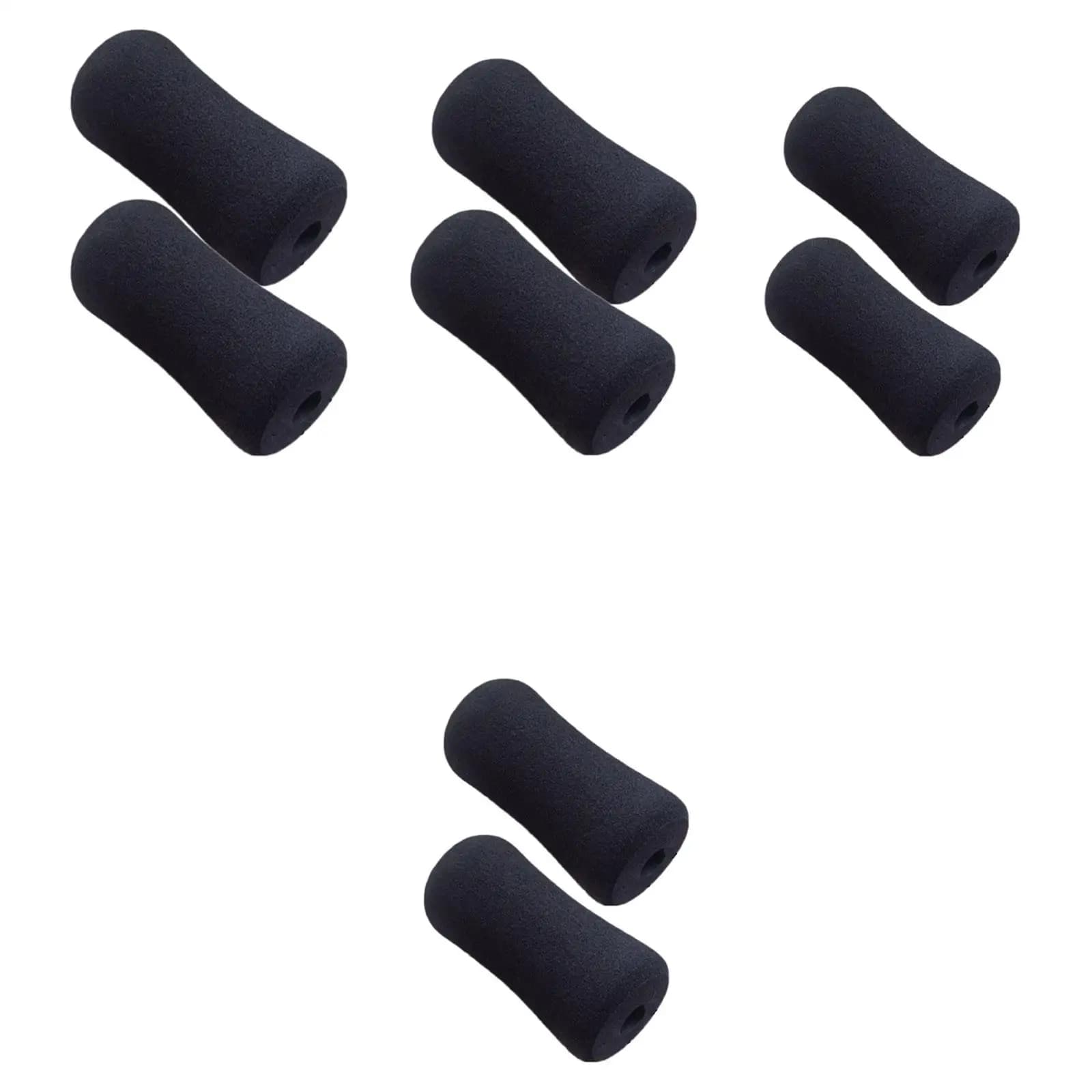 2-piece foam footrest rollers, training machine sleeves for leg extension, home gym