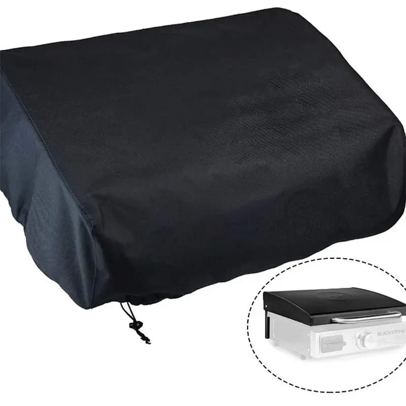 Waterproof BBQ Grill Protective Cover For 22 Inches Table Top Griddle With Hood 210D Desktop Baking Tray Cover Barbecue Tray Cap