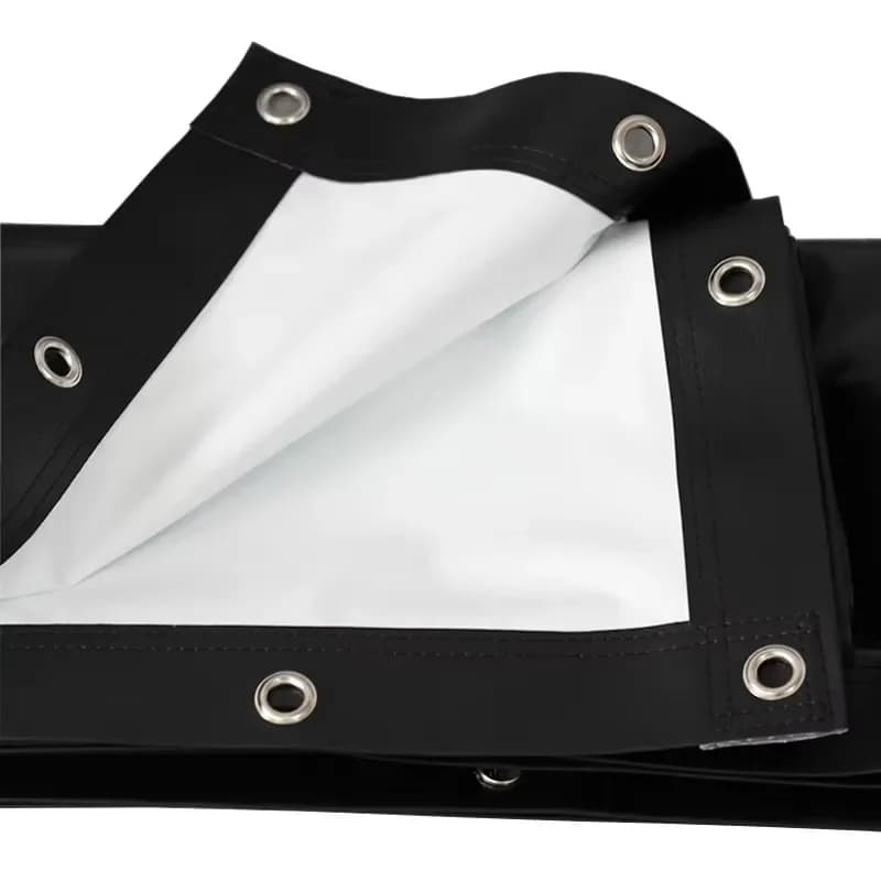 Schermo per Proiezione Frontale da 300 Pollici ad Alto Contrasto, Portatile e Semplice, in Tessuto Bianco Opaco 4K con Occhielli
