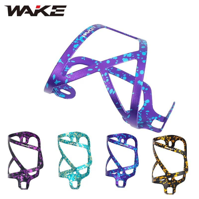 Wake Lightweight Bike Bottle Holder Aluminium Alloy Bicycle Water Bottle Cage Cup Bracket For Road Cycling Kettle Mount