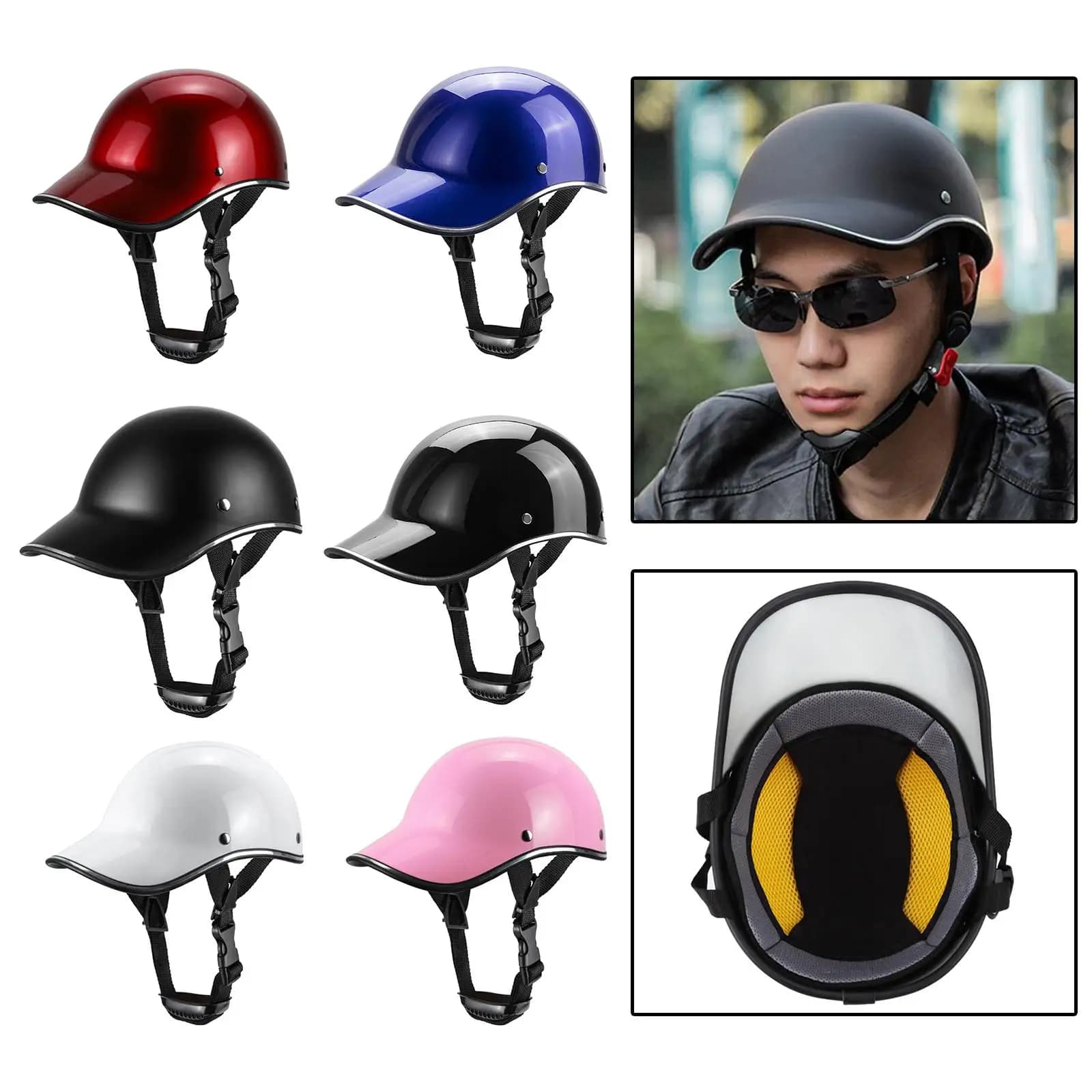 Casco da Bici MTB e da Strada per Adulti, Traspirante, Antiurto, per Ciclismo e Scooter