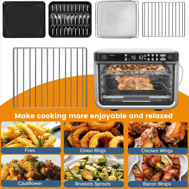AB43-Evening Air Fryer Bag with Air Fryer option Ninja Rack for Bakery Air Fryer