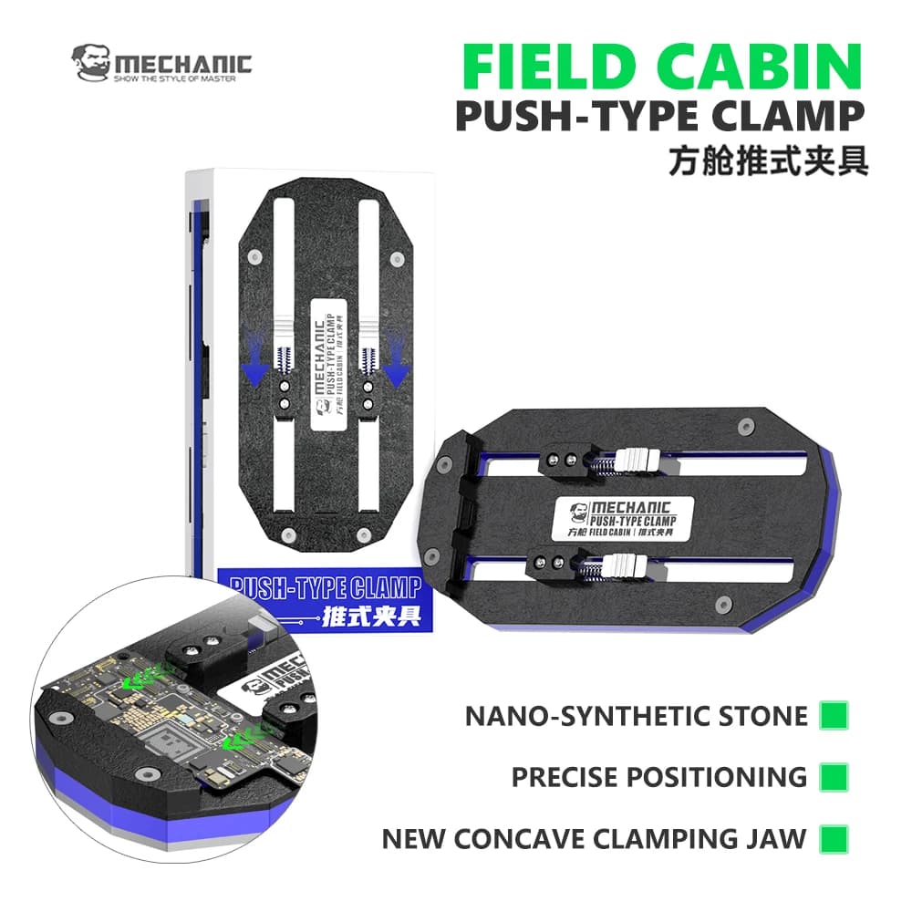 Morsetto a pressione MECHANIC FIELD CABIN resistente alle alte temperature per la riparazione di telefoni cellulari, tablet, PCB e IC - Strumento di fissaggio