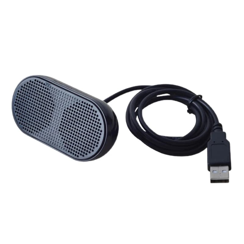 CPDD Altoparlanti da gioco per computer cablati USB Subwoofer con microfono Suono stereo con cancellazione del rumore per