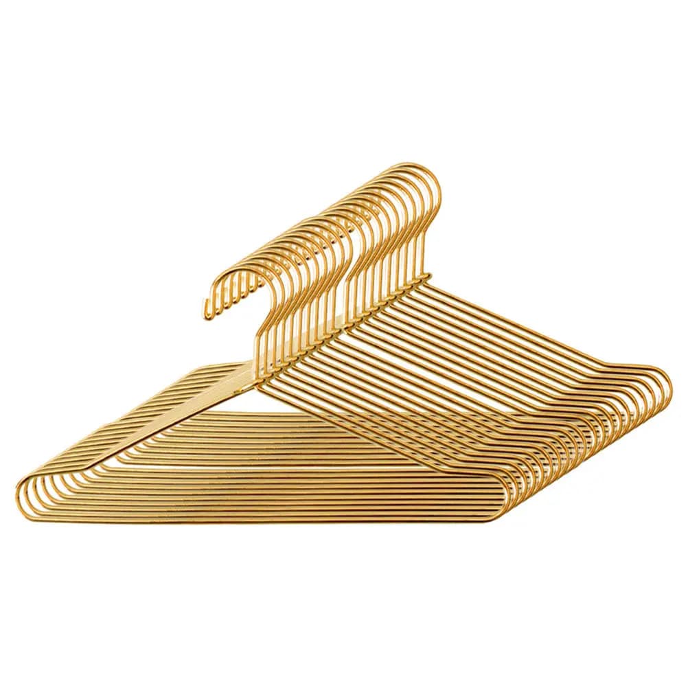 20Pcs Metal Hangers Miniature Small Clothes Organizer Wire Rack for Pet Outfit Wardrobe Coat Outfit Holders Accessories