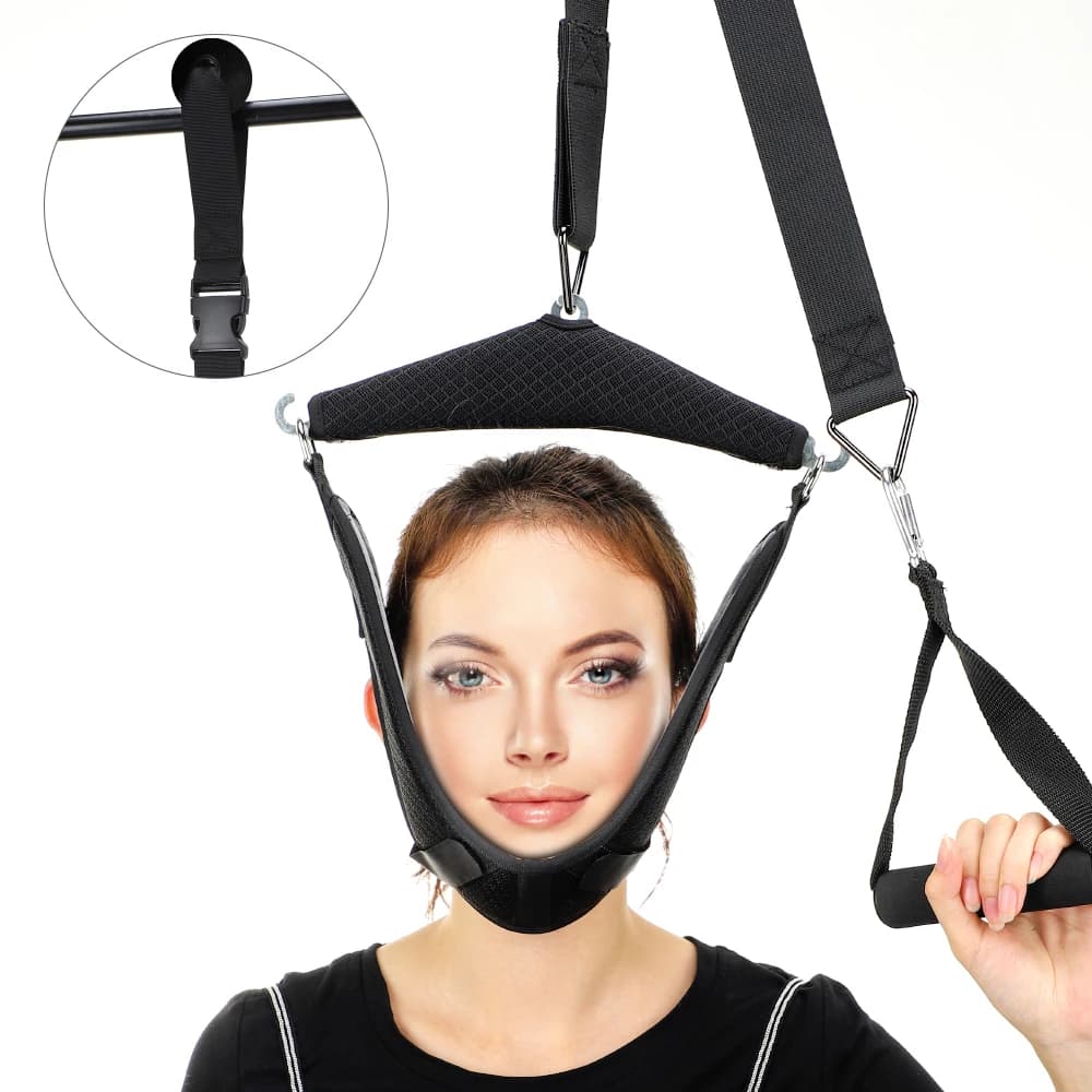 Strumenti chiropratici dispositivo di trazione del collo barella del collo appeso trattore cervicale Stretching cintura ostecondrosi sollievo dal dolore