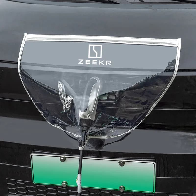 For ZEEKR 001 009 7X 007 9X 8X EV Charging Gun Waterproof Rain Cover Shield Protector Exterior Accessories Charging Cover