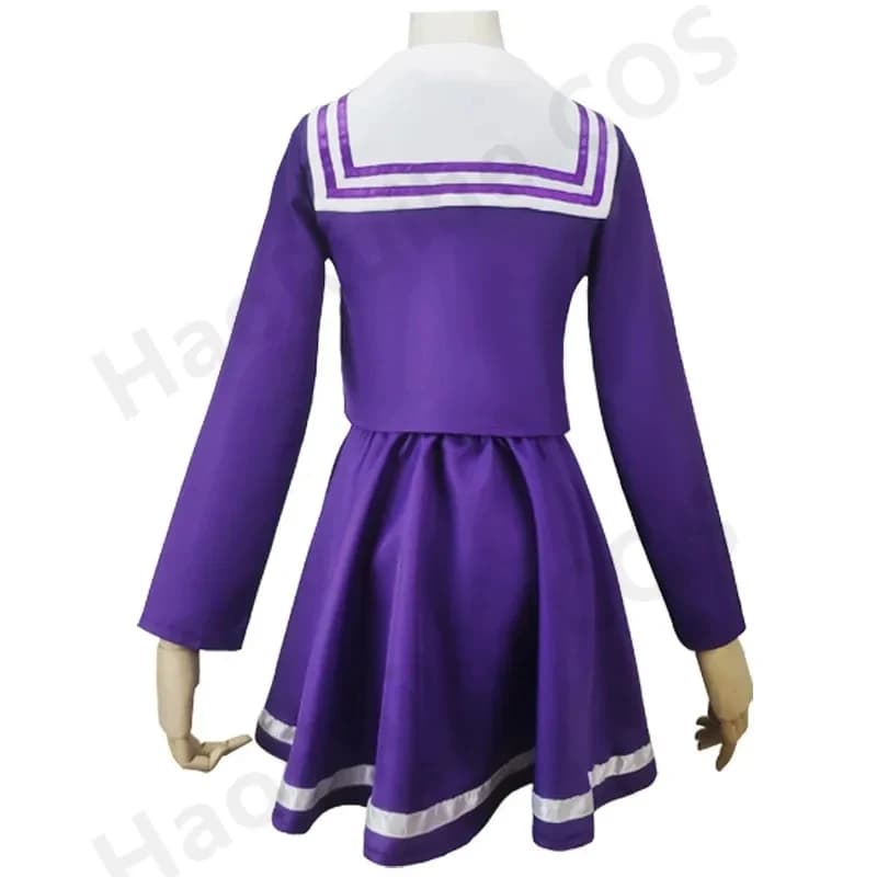 Costumi ★ Costume cosplay di Shiro da No Game No Life, abbigliamento da donna per Halloween, vestito da carnaval, parrucche da marinaio ☆ Nuovo