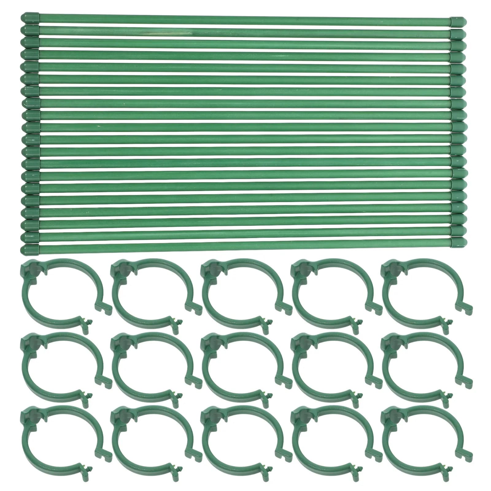 Set of Adjustable Supports for Orchids, Plastic Supports for Vase Plant Stems, for Orchids, Peonies, Tomatoes, Garden Flowers Exhibition