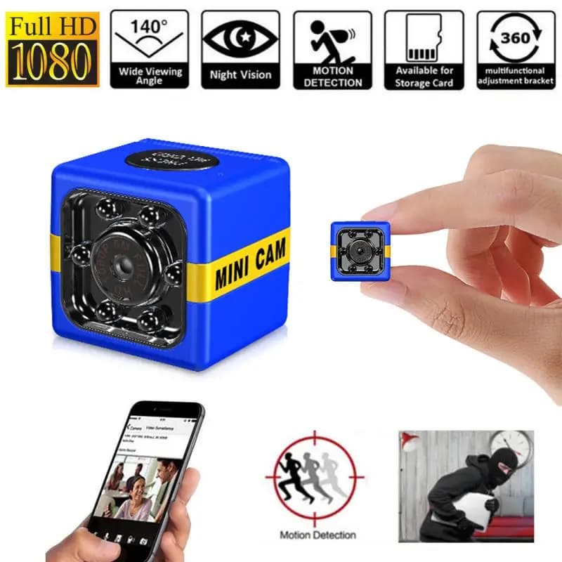 Mini registratore per fotocamera DVR per auto Full HD 1080P per supporto per telefono flessibile per supporto flessibile per telefono Bluetooth per Selfie Stick per bici