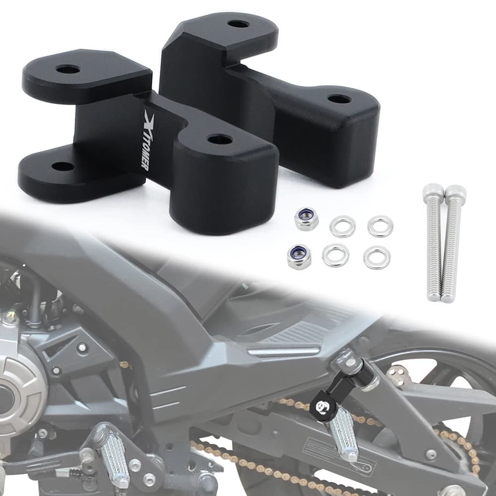 Staffa di Abbassamento Pedane Passeggero Moto Posteriori Z125 Pro Versys-X 300 2017-2025 Z250SL 2014-2018 Per Kawasaki