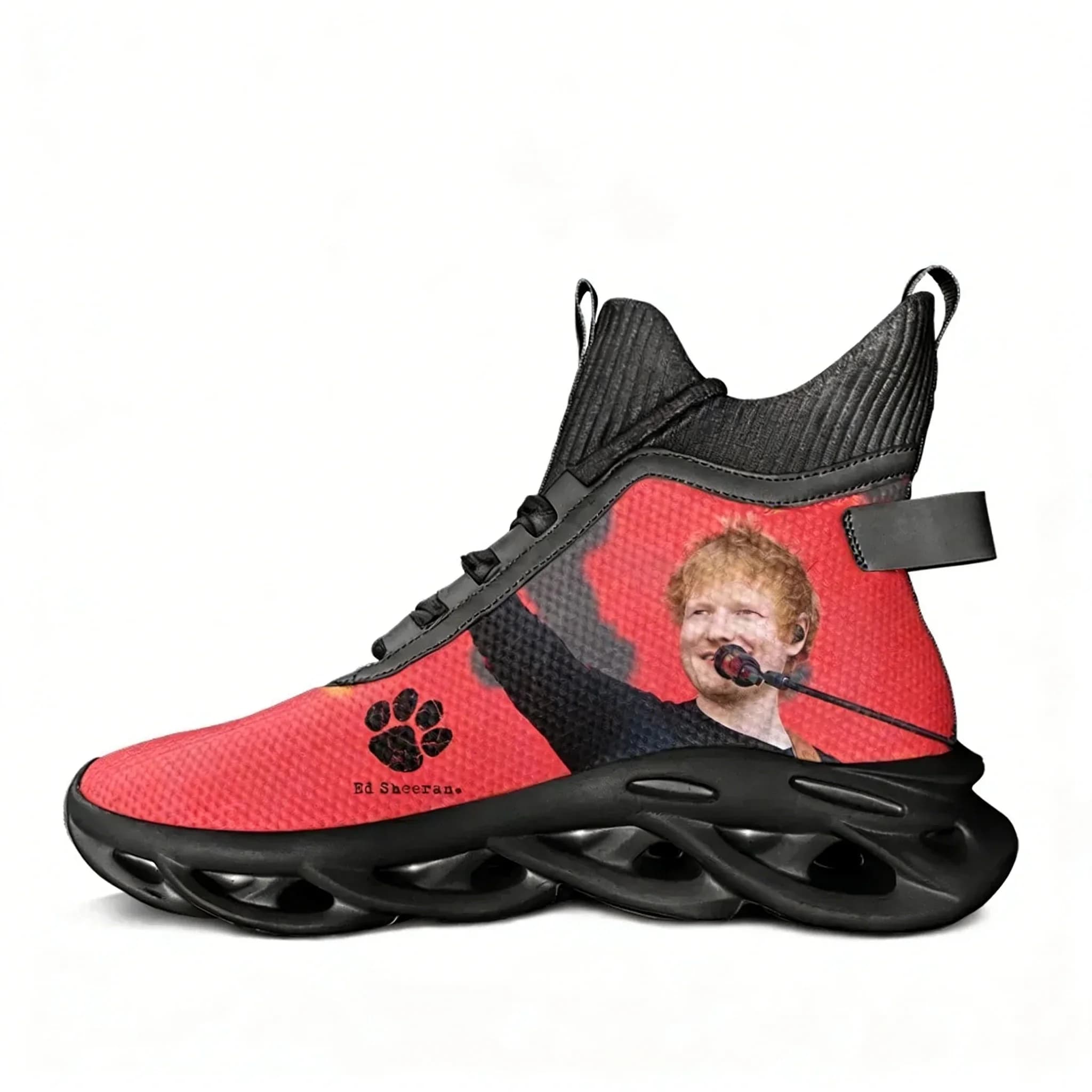 Ed Sheeran High Top Flats Sneakers Mens Womens Sports Running Shoes High Quality Sneaker Lace Up Mesh Footwear Custom Made Shoe