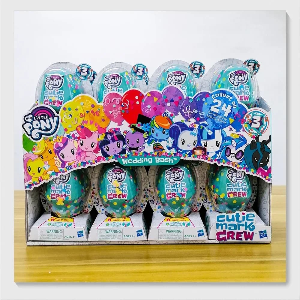 Hasbro My Little Pony Cutie Mark Crew Wedding Bash Misteriosa scatola cieca Bambole Regali Giocattolo Modello Anime Figure Raccogliere ornamenti