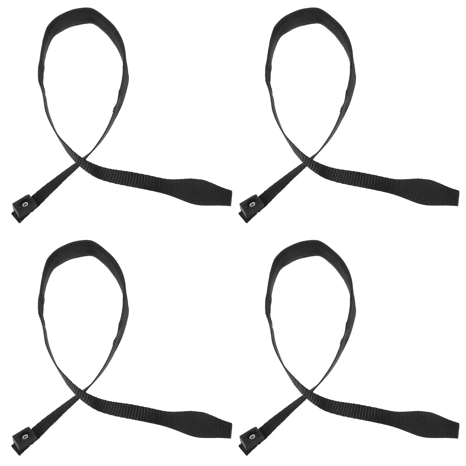 4 Paia of Adjustable Dust Straps for Ski Sticks, Trekking Sticks, Stroller Sticks, Multipurpose Outdoor Safety