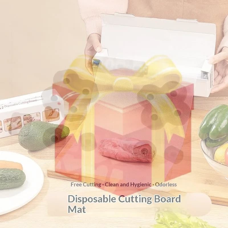 【HG】Carta Antibatterica POE per Tagliere, Tappetino Monouso Tagliabile in Carta Plastica 24x300CM per Esterni