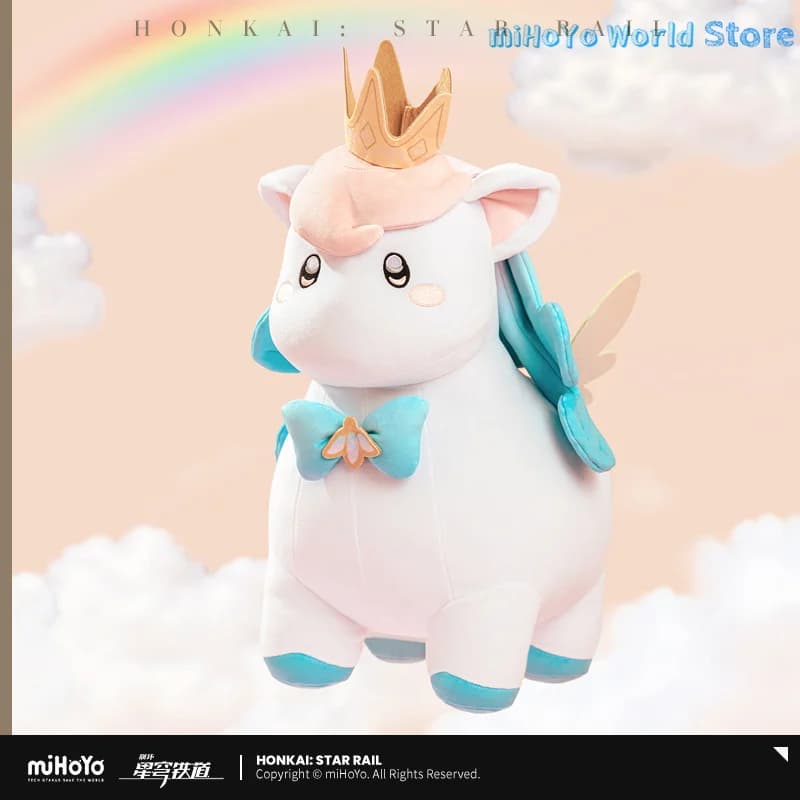 [Originale] Honkai Star Rail Ika Cuscino Modello Ornamento Decorazioni Poggiatesta Simpatico Piccolo Cavallo Bianco Costume Cosplay Regali