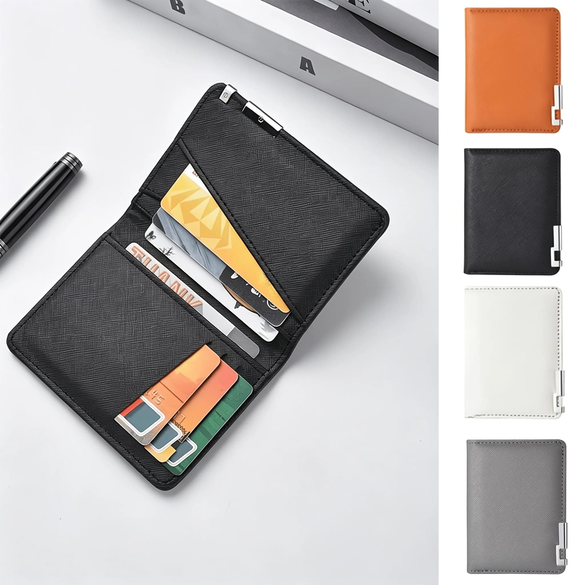 1 stylish slim credit card wallet, multi-card business style driver's license and credit card holder, minimalist design, non-woven, suitable for daily use and gifts