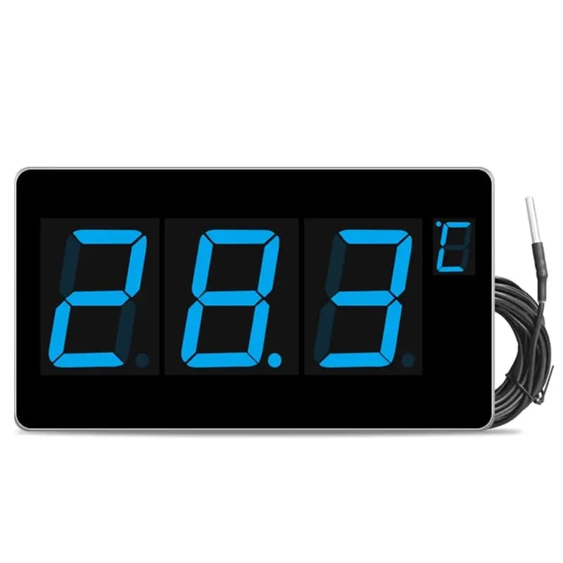 B14C digital thermometer with temperature sensor for swimming pool, sauna and home monitoring