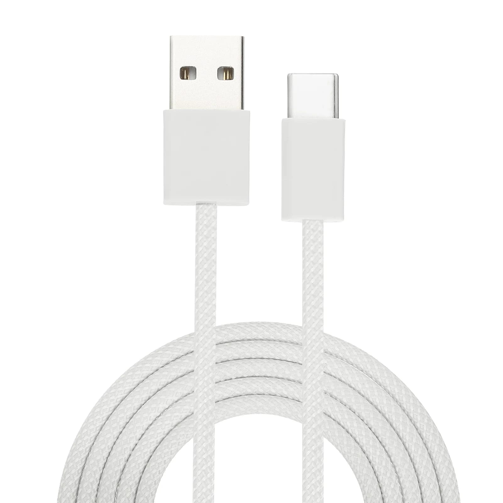 Cavo di ricarica USB tipo C da 1 m/2 m Cavo di ricarica intrecciato da 2A tipo C a USB A Cavo di trasferimento dati per tablet Telefono Lampada da scrivania a LED Drone