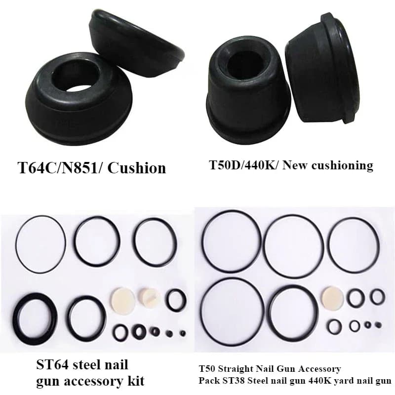 Pneumatic Air Sewing Machine Spare Parts Repair Tools Accessories Kit ForBuffer Pad T50 F-3232 ST64 F30 Straight Steel Nail