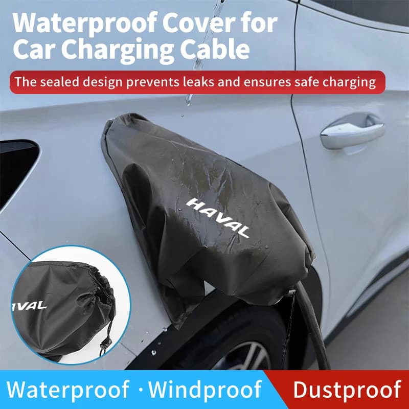 Car Oxford Cloth Charging Gun Rain Cover Charger Plug Cover Accessories For Great Wall Haval F7 H6 H2 H3 H5 H7 H8 H9 M4 F7X