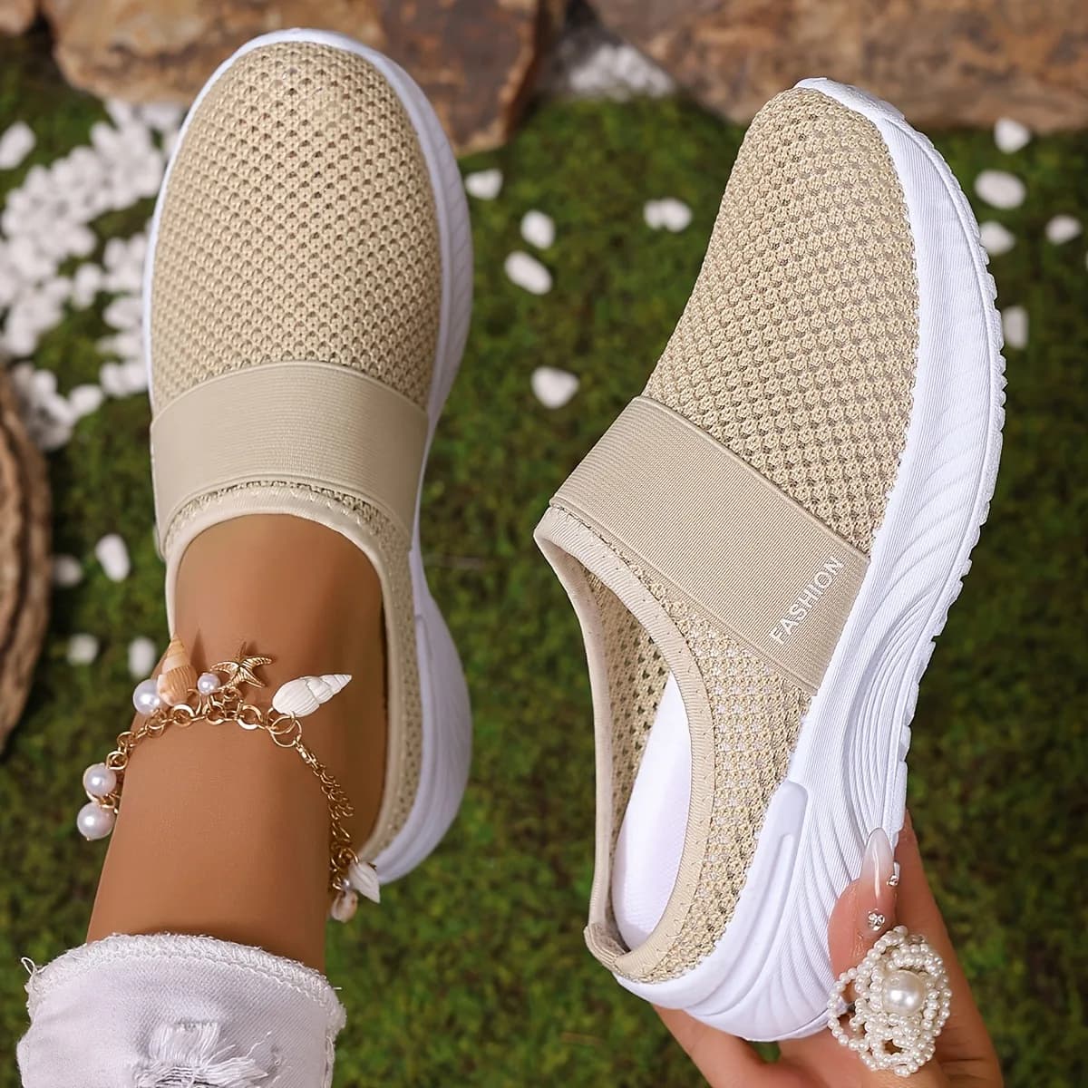 Scarpe da ginnastica da donna Scarpe da ginnastica traspiranti alla moda per donna Scarpe da passeggio comode Scarpe da ginnastica da donna Appartamenti Tenis Feminino