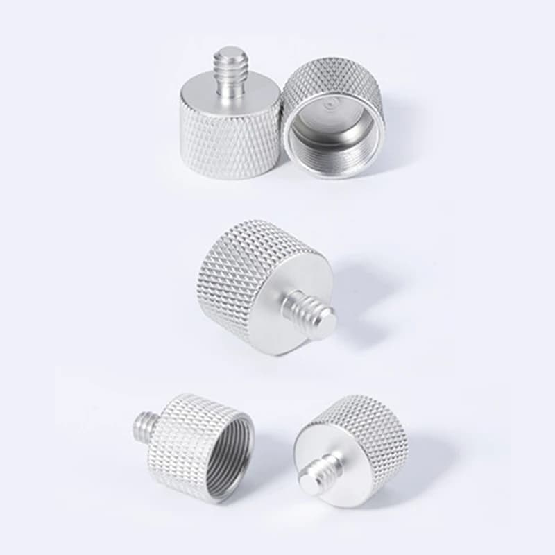 Adattatori per supporto per microfono da 5/8 a 1/4 pollici Vite di conversione per staffa di livello Adattatore per staffa flash per treppiede Accessorio per fotografia