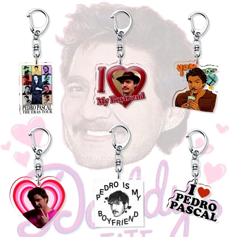 Acrylic keychain Pedrol Pascal Honey Sweet Baby, bag pendant, gift, souvenir, creative, friendly, for friends