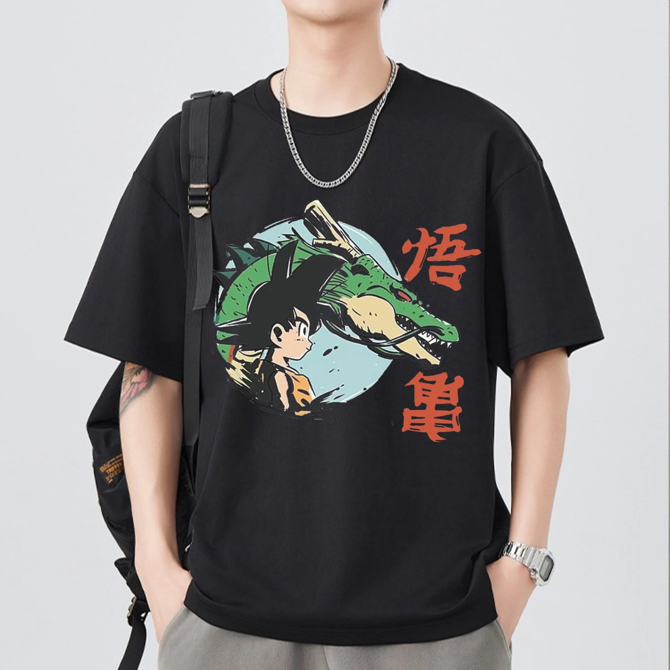 Dragon Ball Z Print Short Sleeve Cotton T-Shirt Son Goku Vegeta Men Women Clothes Harajuku Y2k Tee Vintage Casual Tee Tops