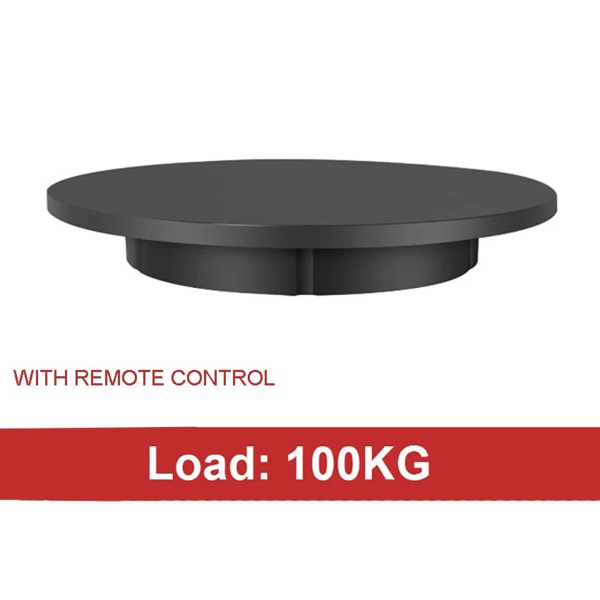 Espositore per giradischi elettrico da 42CM con telecomando espositore rotondo rotante a 360 ° per supporto da Studio fotografico