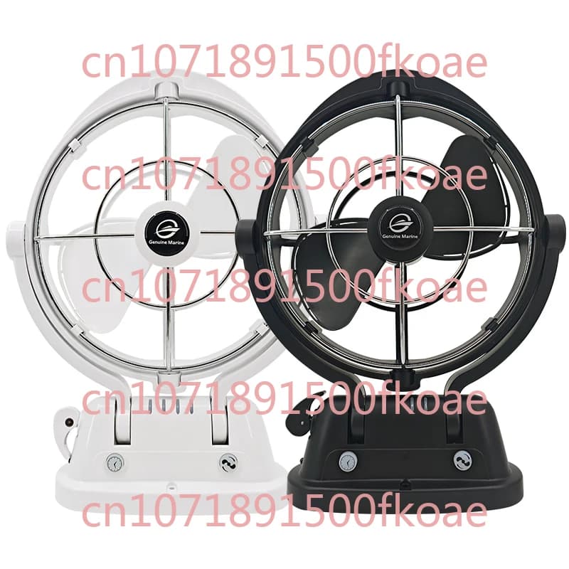 Ventilatore elettrico DC specifico per auto Ventilatore con testa tremante sospesa 12V24V Ventilatore di scarico per volume d'aria di grandi dimensioni montato su veicolo Regolazione multi-ingranaggio