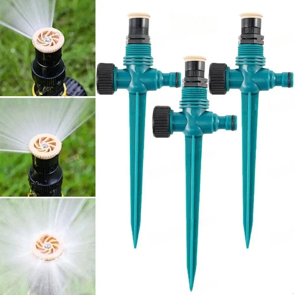 Garden sprinkler 360 ° Irrigation system for rotation irrigation Agriculture Automatic ground pipe Adjustable spindle Irrigation system