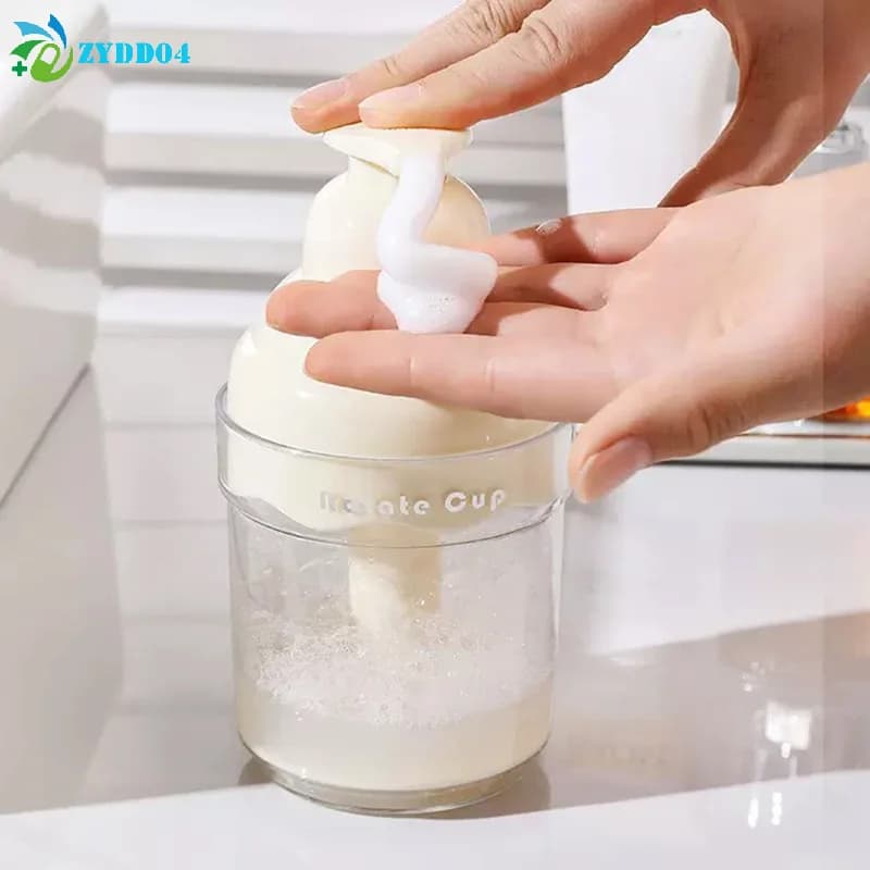 ● Dispenser Manuale per Schiuma, per Detergente Viso, Sapone Mani e Gel Doccia, Bottiglia Schiumogena con Pompa per Bagno e Cucina