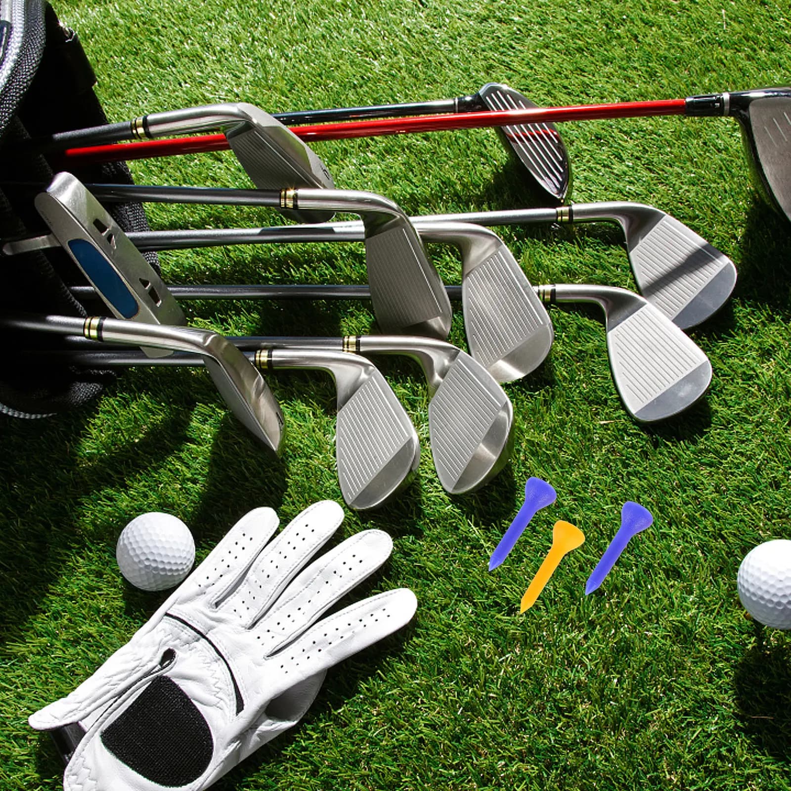 100 Pezzi Tee da Golf 3.5mm Premium Infrangibili in Plastica Ergonomici Leggeri Altamente Visibili Colori Misti Confezione Bulk