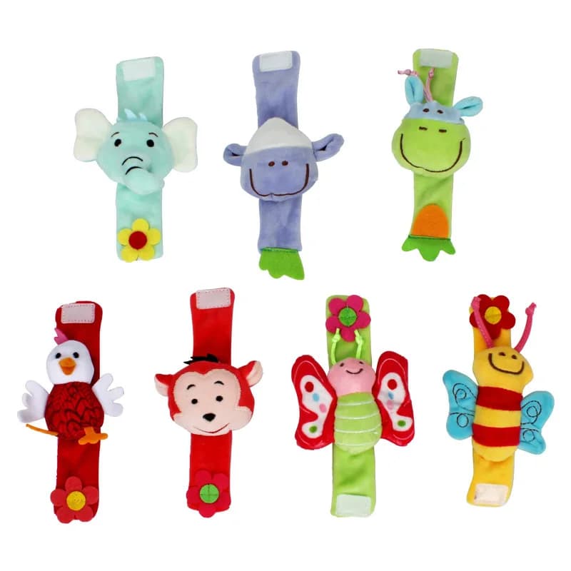 Simpatico cartone animato a forma di animale campanello da polso per bambini cinturino per orologio giocattoli campanello da polso per bambini accessori educativi divertenti