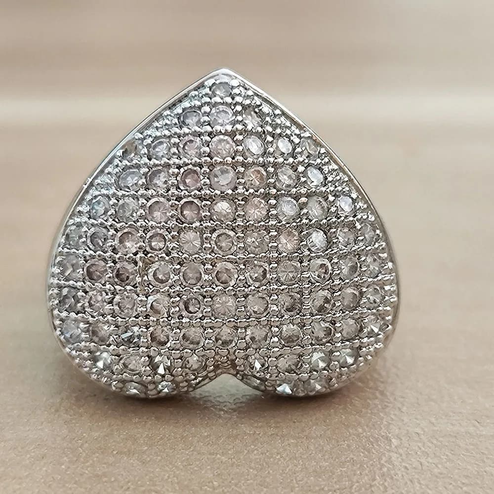 Size 8 Limited edition! Luxury Jewelry Micro Pave full Bling Cubic zircon Fantastic Luxury Ring For Party