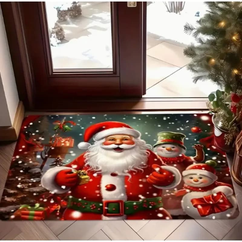 Babbo Natale Gnomo di Natale Zerbino Morbido Tappeto Soggiorno Cucina Camera da letto Bagno Camera Capodanno Natale Decorazioni per la casa Tappeto