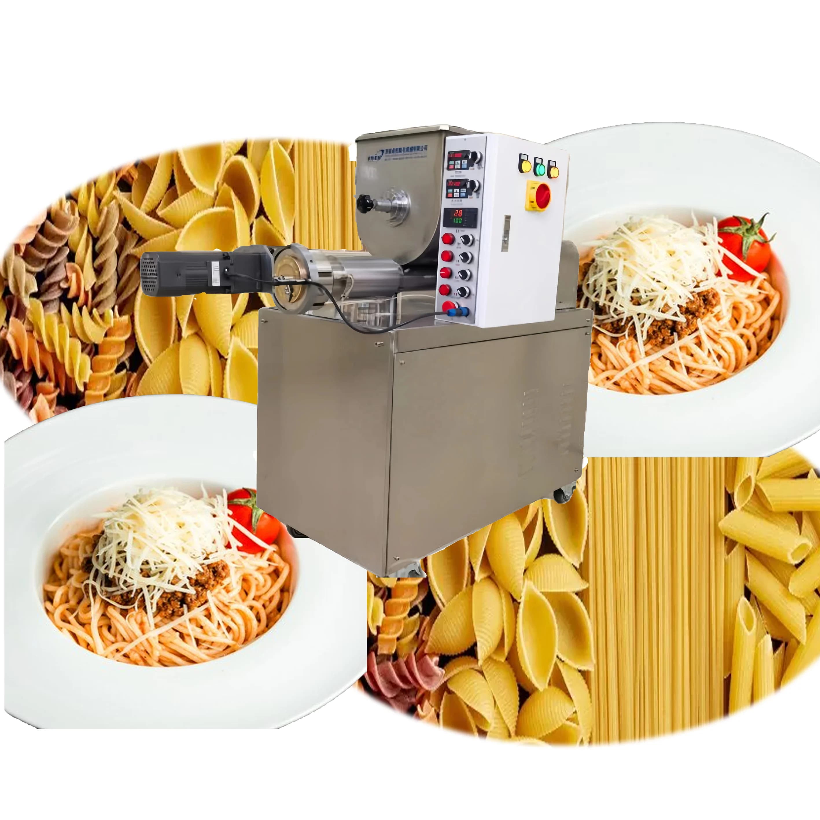 Macaroni popolari caldi di 15 Kg/h 40 Kg/h che producono la macchina per pasta industriale per uso domestico